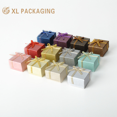 Luxuriöse Schmuckschachtel Karton Schmuckverpackungskiste Schmuckschachtel schwarze Schachtel für Geschenke Uhren Ringe Ohrringe