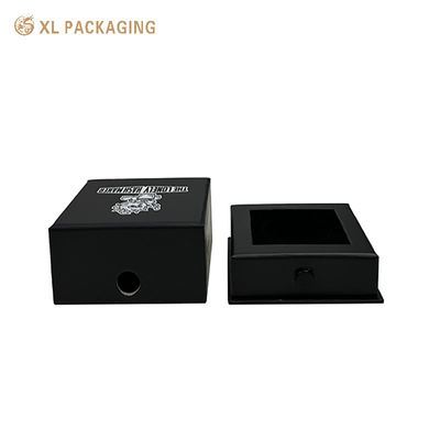 Abschließbare schwarze Kosmetikverpackungsbox mit Schnallenverschluss für Gesichtscreme