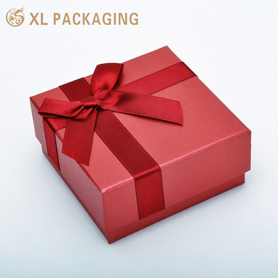 Custom Logo Schmuck Verpackung Karton Papier Deckel und Boden Mehrfache Größe Schmuckschachtel mit Schwamm