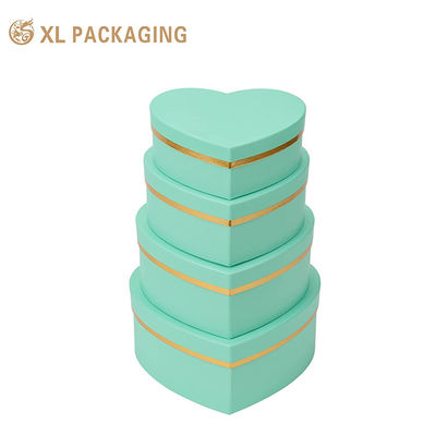 Umweltschonende Luxus-Schokoladengeschenke Verpackung Custom Valentinstag Süßigkeiten Boxen Herzensform Schokoladenglüten Geschenkboxen