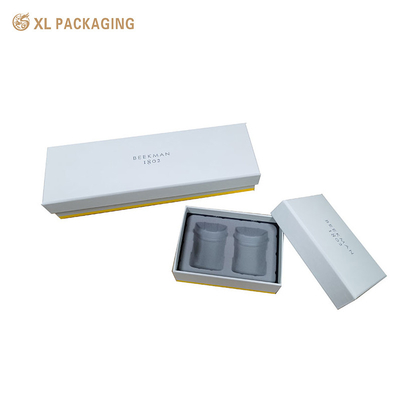Luxuriöse, kundenspezifische Kosmetik-Box, kundenspezifisches Logo, kosmetische Gesichtscreme, Verpackungskiste für Hautpflege, Papierverpackungskiste mit Papiereinsatz