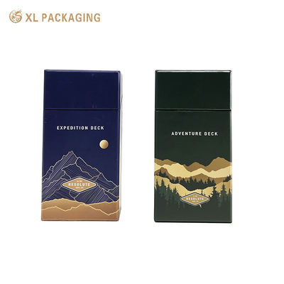 Parfümverpackungsbox mit individuellem Logo, diagonalem Klappendesign und Pantone-Farbdruck mit UV-Spot-Finish