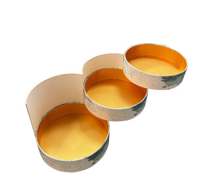 Custom 3-Ply unbeschichtetem Karton runden Zylinderröhre für Schokolade & Tee Verpackung