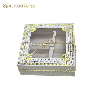 Glanzende Splitterfolie Kosmetische Fensterverpackungskisten Klapppapierbox für Handcreme Geschenke
